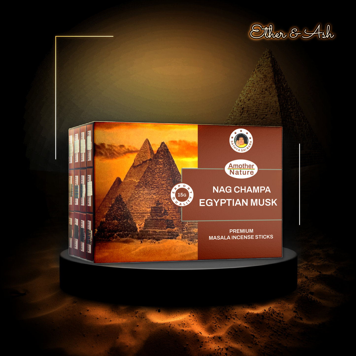 Premium Masala Incense Sticks (15g - 12 pack)