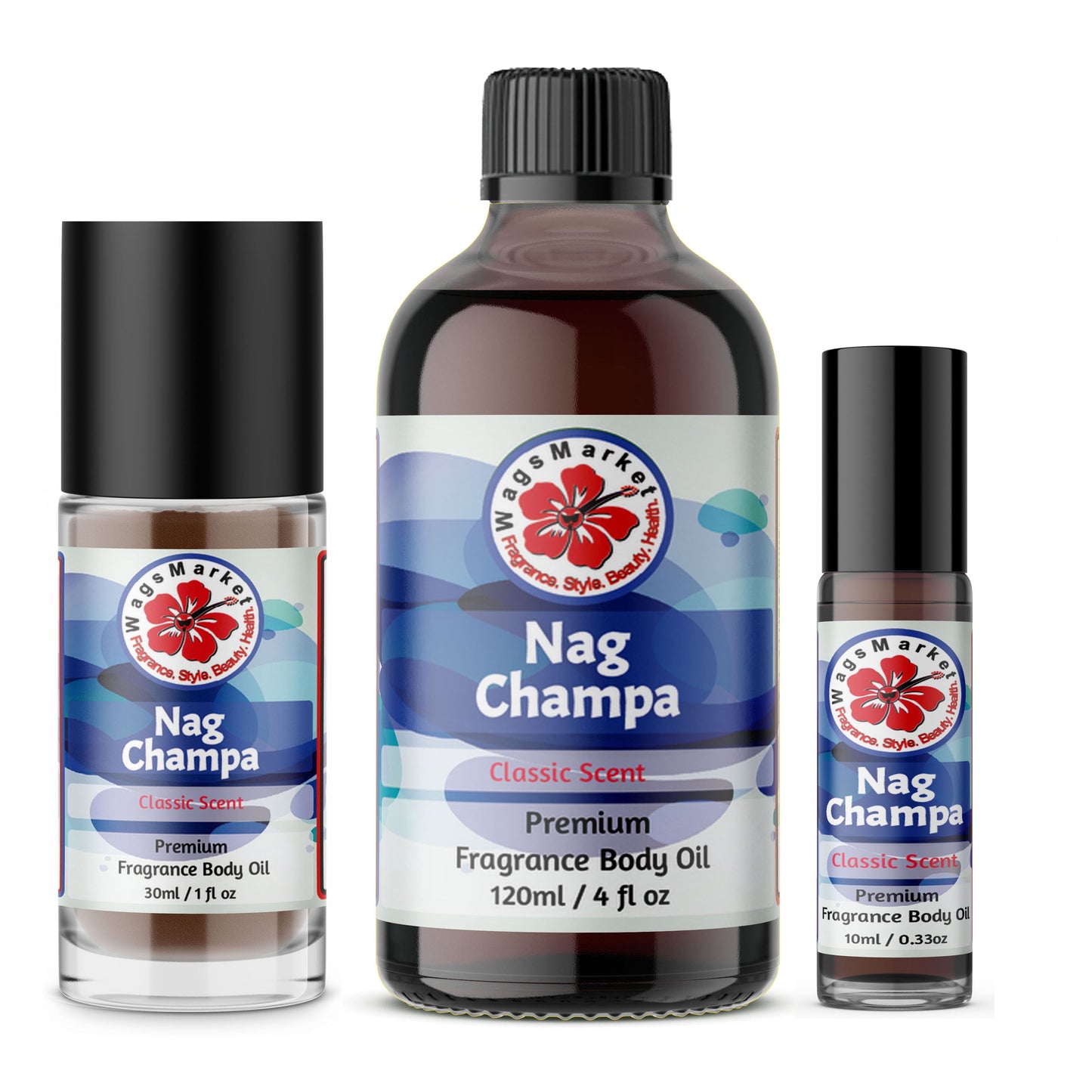 Nag Champa Premium Fragrance Body Oil