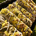 White Sage with Yellow Sinuata Flowers Smudge Sticks (4")